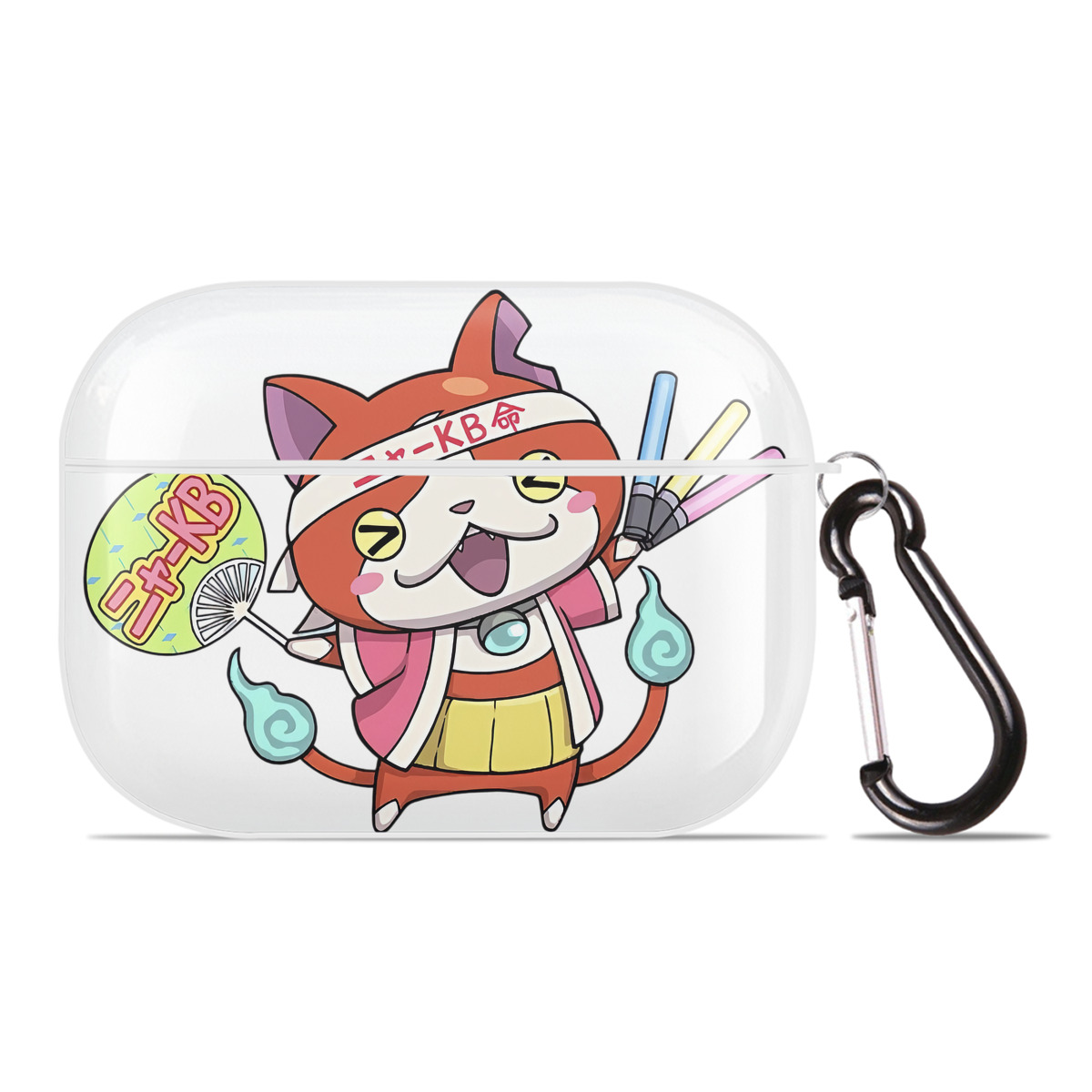 （画像用） 妖怪ウォッチ Yo-kai Watch 【AirPods Pro用】ハードシェル保護ケース 耐衝撃・防指紋・カラビナ付き商品仕様