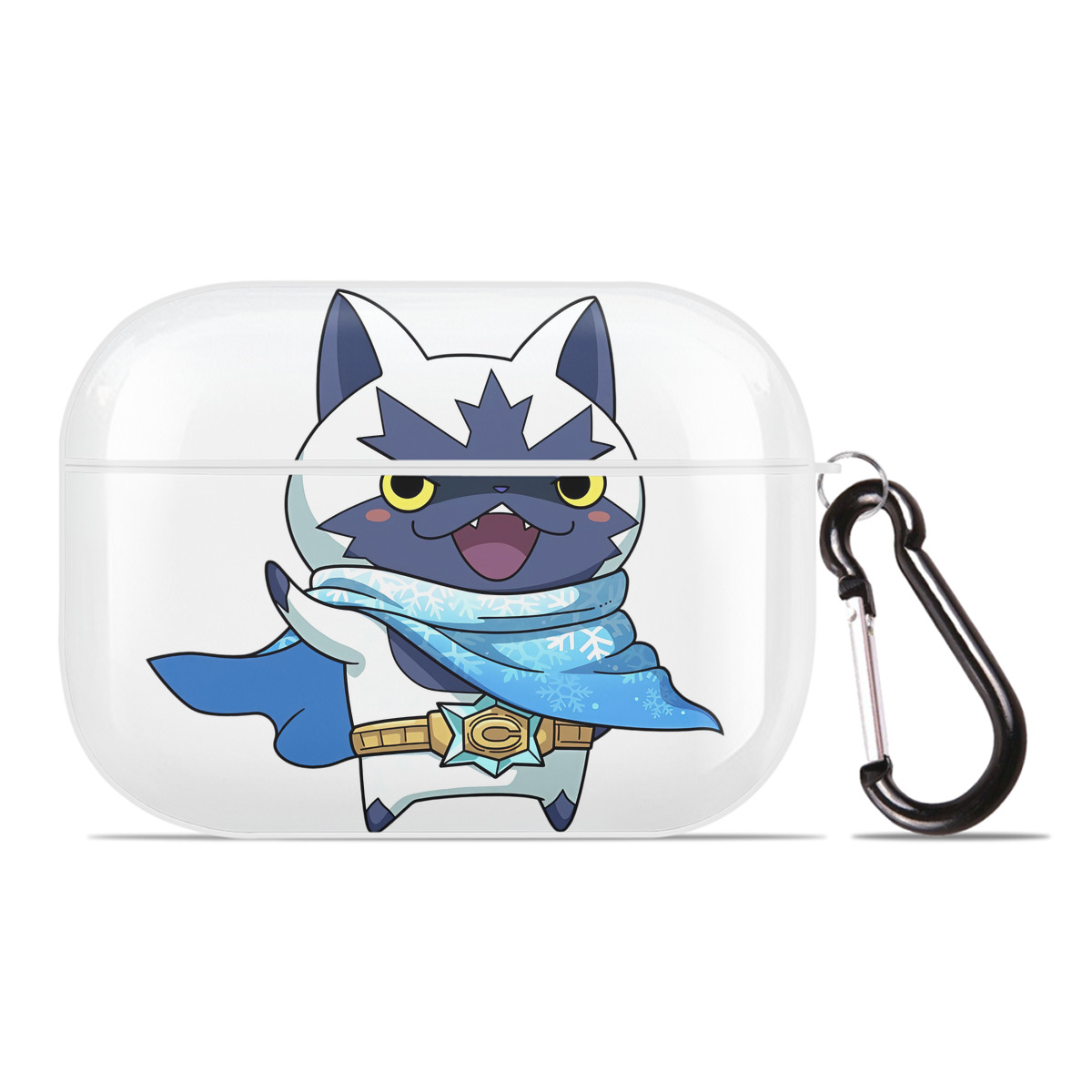 （画像用） 妖怪ウォッチ Yo-kai Watch 【AirPods Pro用】ハードシェル保護ケース 耐衝撃・防指紋・カラビナ付き商品仕様