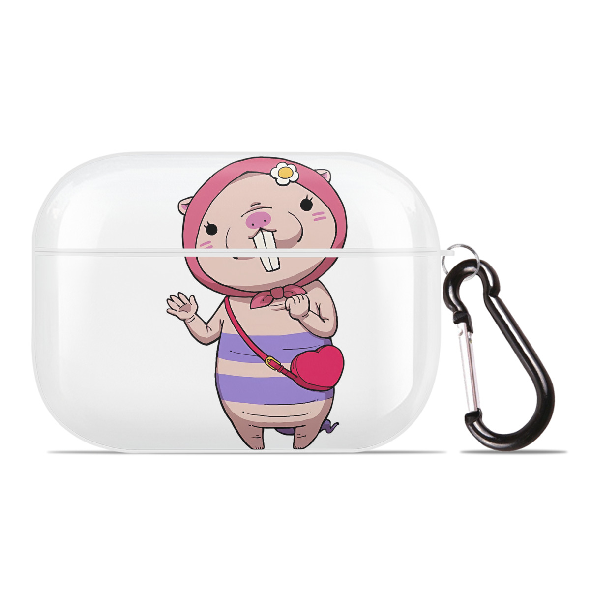 （画像用） 妖怪ウォッチ Yo-kai Watch 【AirPods Pro用】ハードシェル保護ケース 耐衝撃・防指紋・カラビナ付き商品仕様