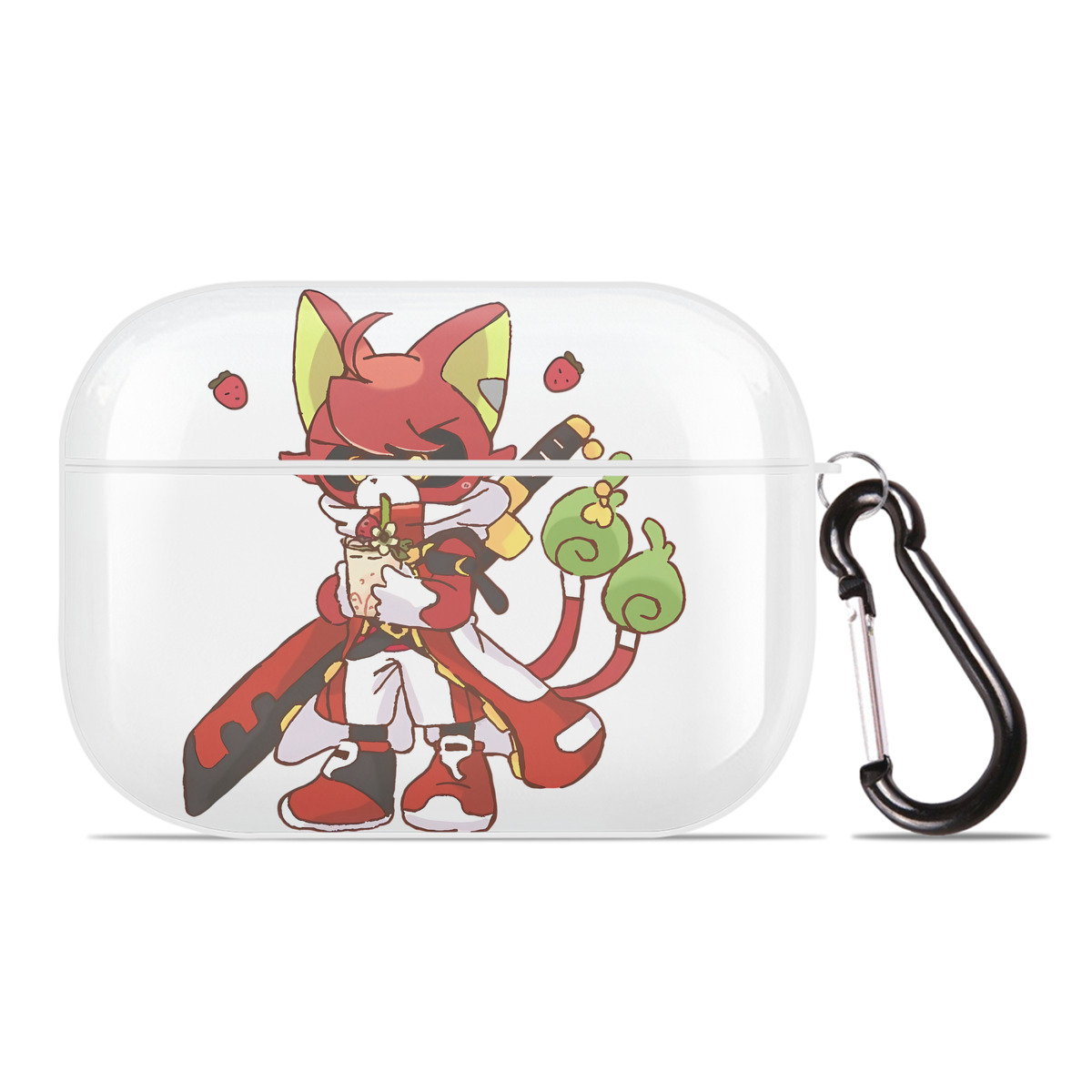 （画像用） 妖怪ウォッチ Yo-kai Watch 【AirPods Pro用】ハードシェル保護ケース 耐衝撃・防指紋・カラビナ付き商品仕様