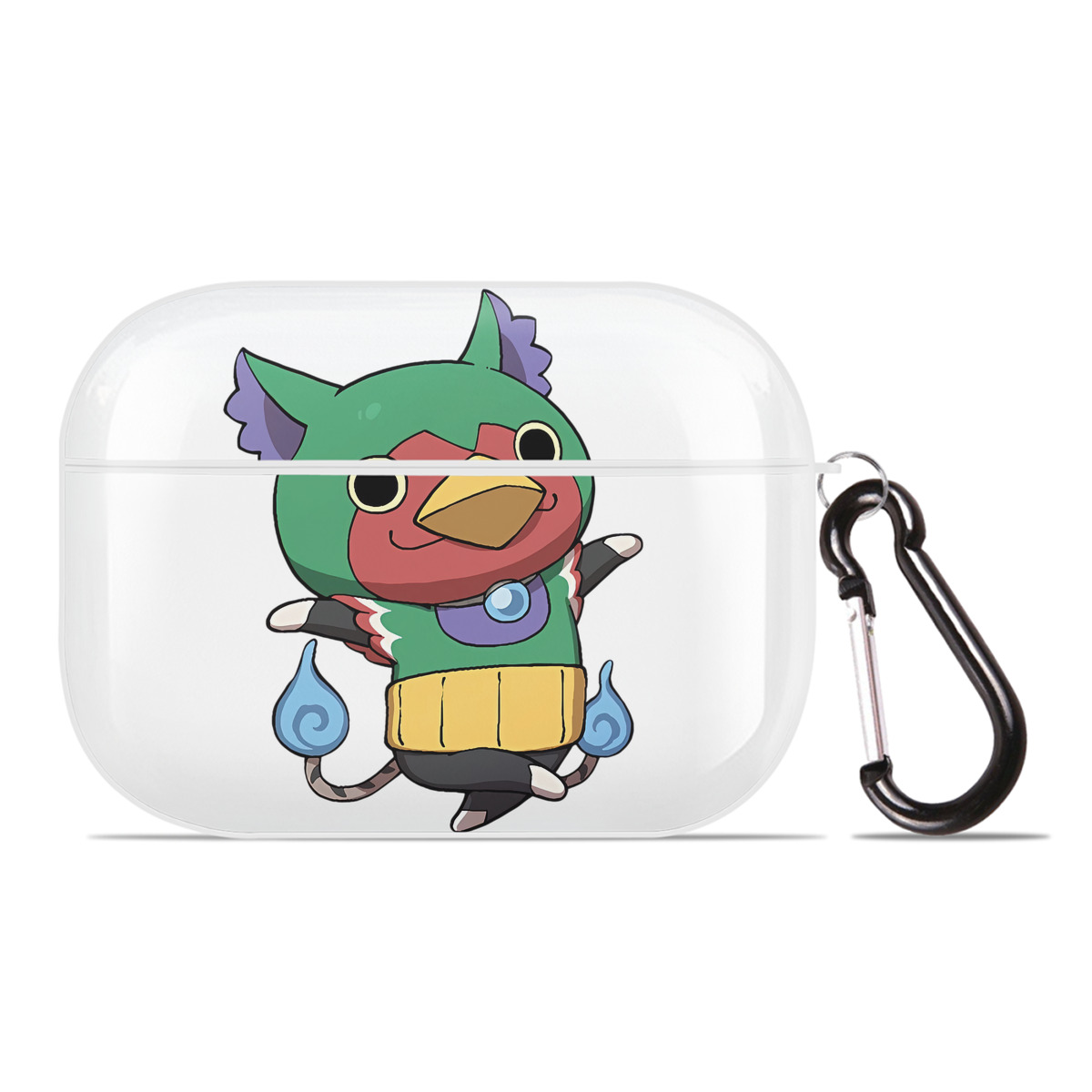 （画像用） 妖怪ウォッチ Yo-kai Watch 【AirPods Pro用】ハードシェル保護ケース 耐衝撃・防指紋・カラビナ付き商品仕様