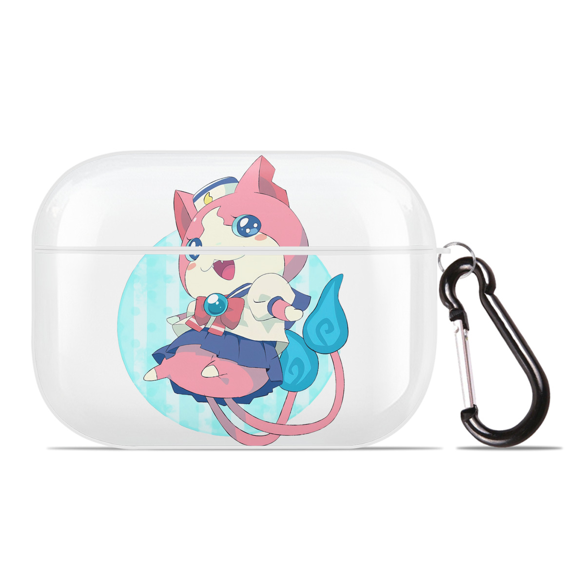 （画像用） 妖怪ウォッチ Yo-kai Watch 【AirPods Pro用】ハードシェル保護ケース 耐衝撃・防指紋・カラビナ付き商品仕様