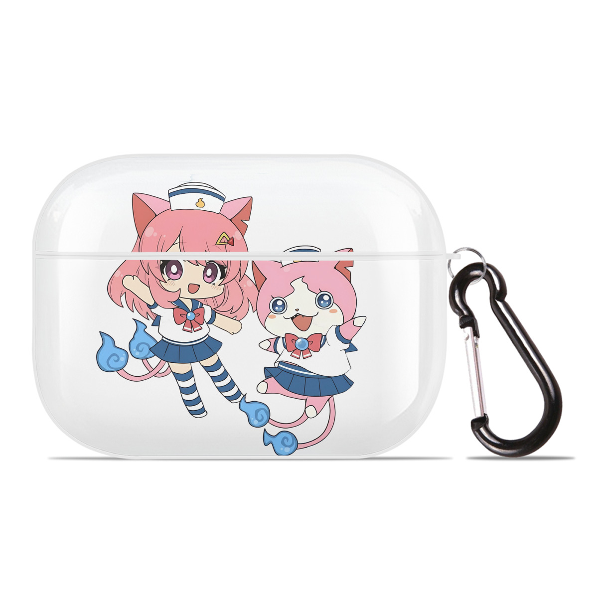 （画像用） 妖怪ウォッチ Yo-kai Watch 【AirPods Pro用】ハードシェル保護ケース 耐衝撃・防指紋・カラビナ付き商品仕様