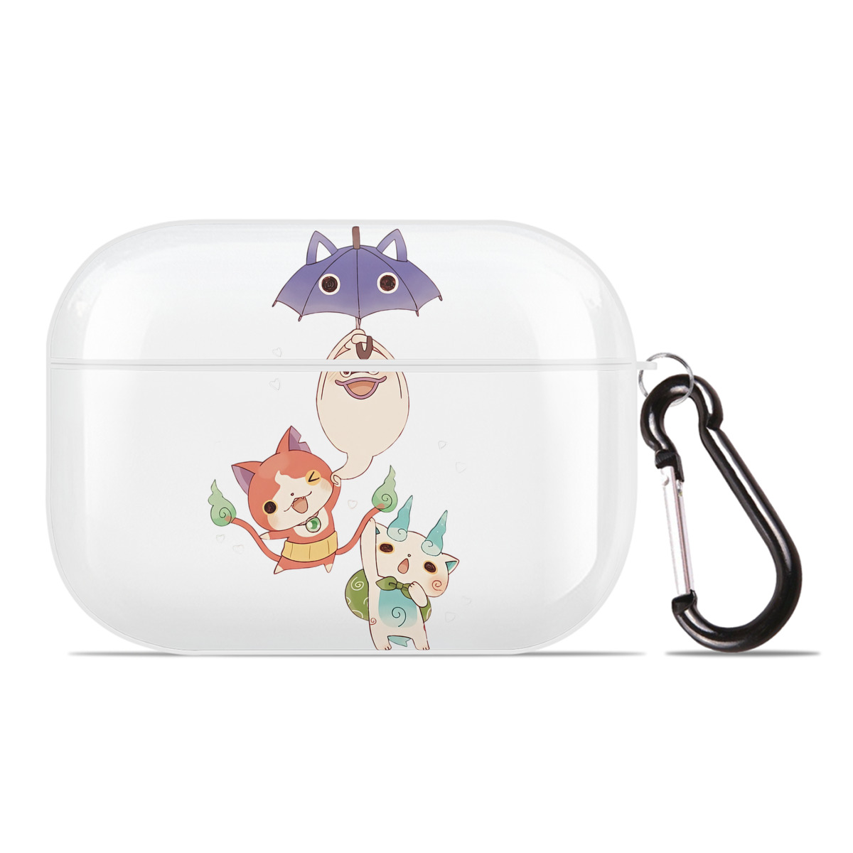 （画像用） 妖怪ウォッチ Yo-kai Watch 【AirPods Pro用】ハードシェル保護ケース 耐衝撃・防指紋・カラビナ付き商品仕様