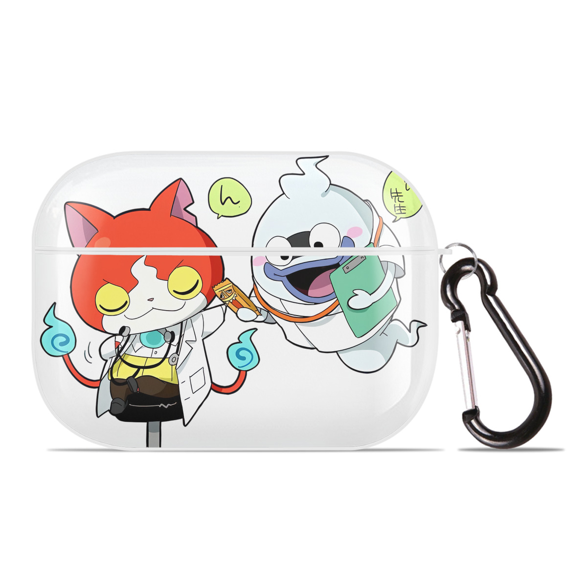 （画像用） 妖怪ウォッチ Yo-kai Watch 【AirPods Pro用】ハードシェル保護ケース 耐衝撃・防指紋・カラビナ付き商品仕様