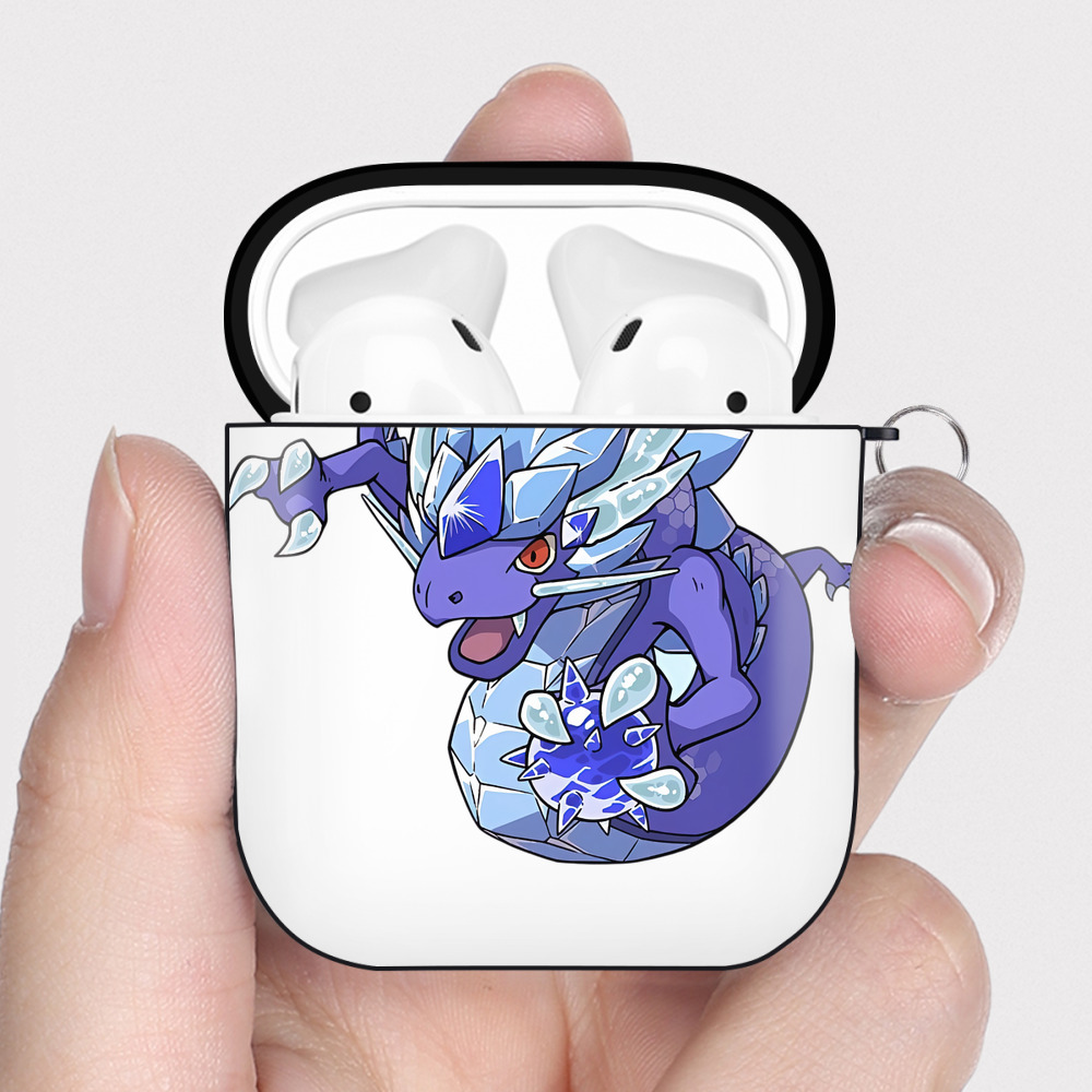 （画像用） 妖怪ウォッチ Yo-kai Watch AirPods 第2世代保護ケース ハードシェル ブラック 耐衝撃・防指紋・カラビナ付き