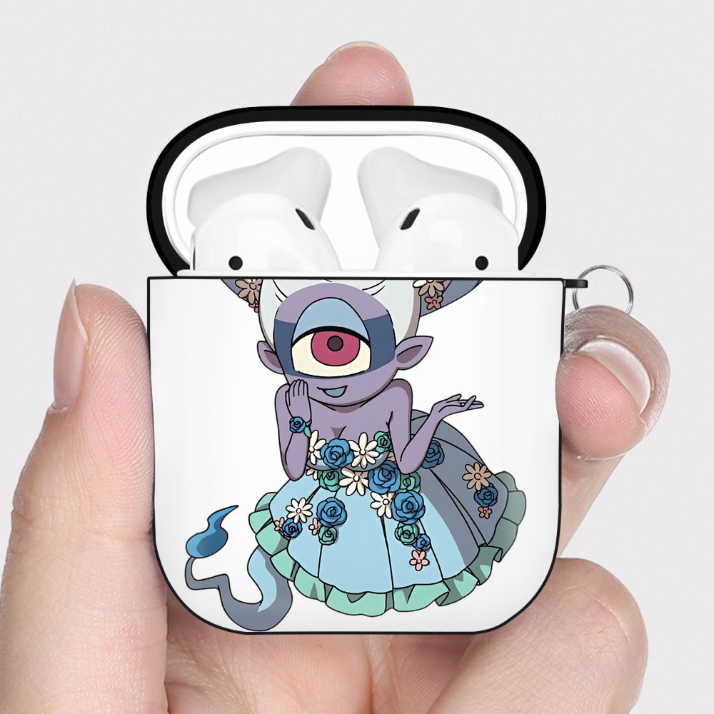（画像用） 妖怪ウォッチ Yo-kai Watch AirPods 第2世代保護ケース ハードシェル ブラック 耐衝撃・防指紋・カラビナ付き