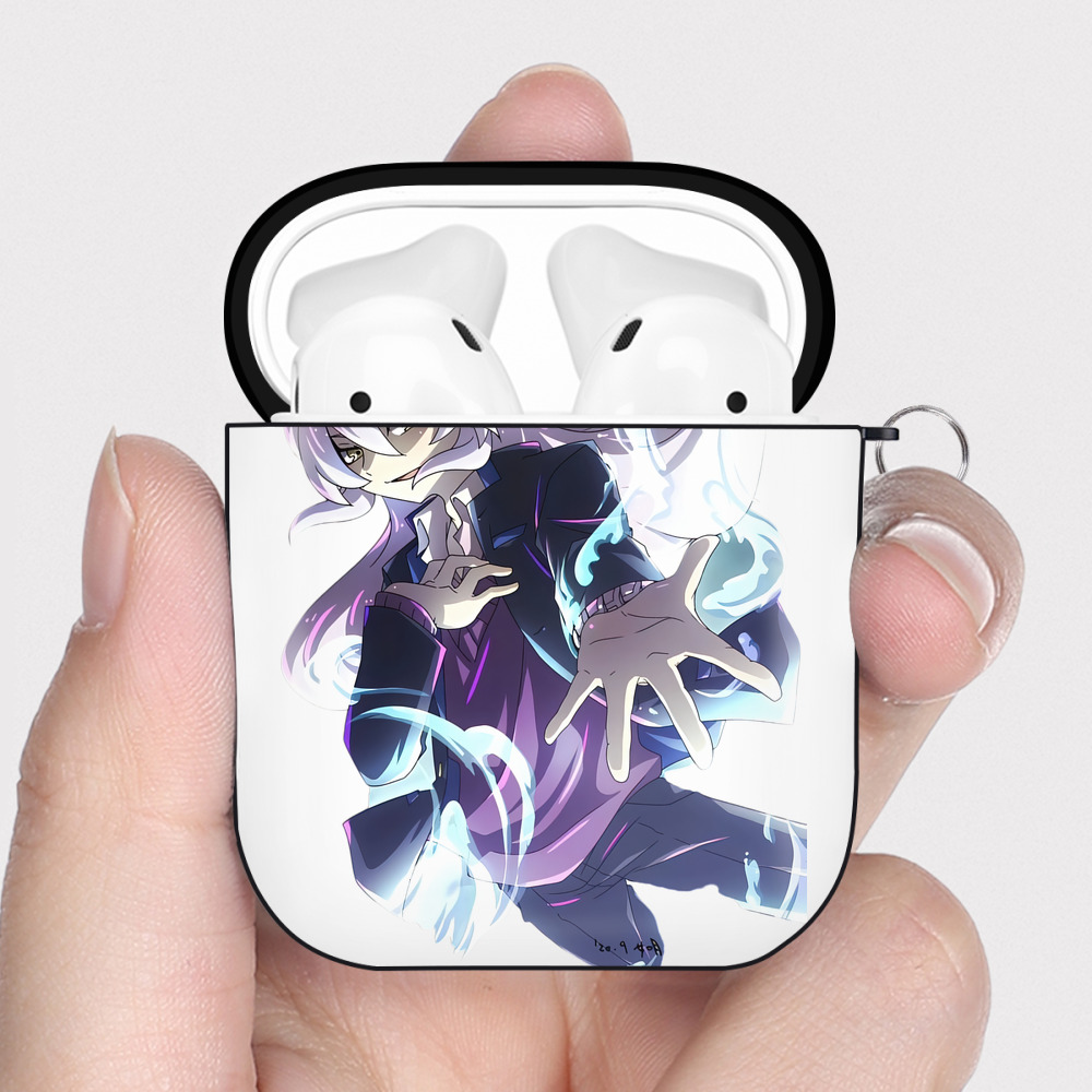 （画像用） 妖怪ウォッチ Yo-kai Watch AirPods 第2世代保護ケース ハードシェル ブラック 耐衝撃・防指紋・カラビナ付き