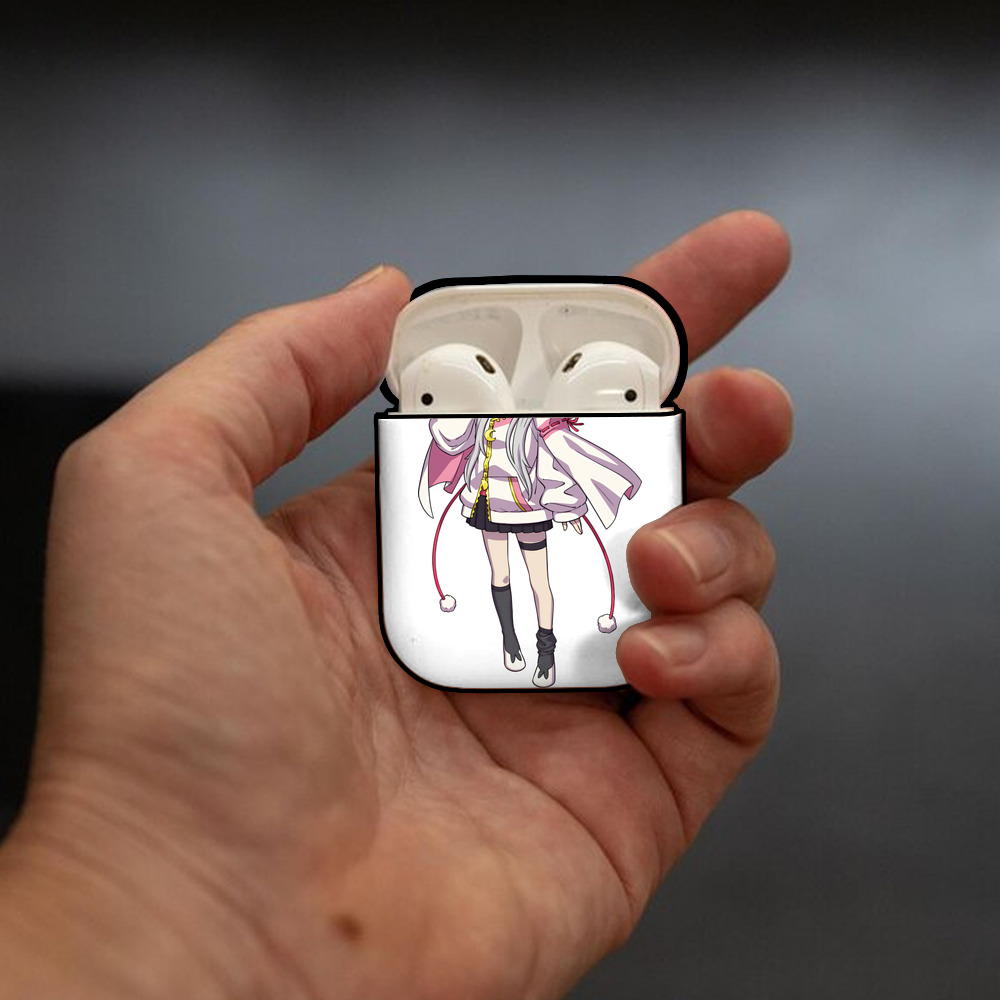 妖怪ウォッチ Yo-kai Watch AirPods 第2世代保護ケース ハードシェル ブラック 耐衝撃・防指紋・カラビナ付き