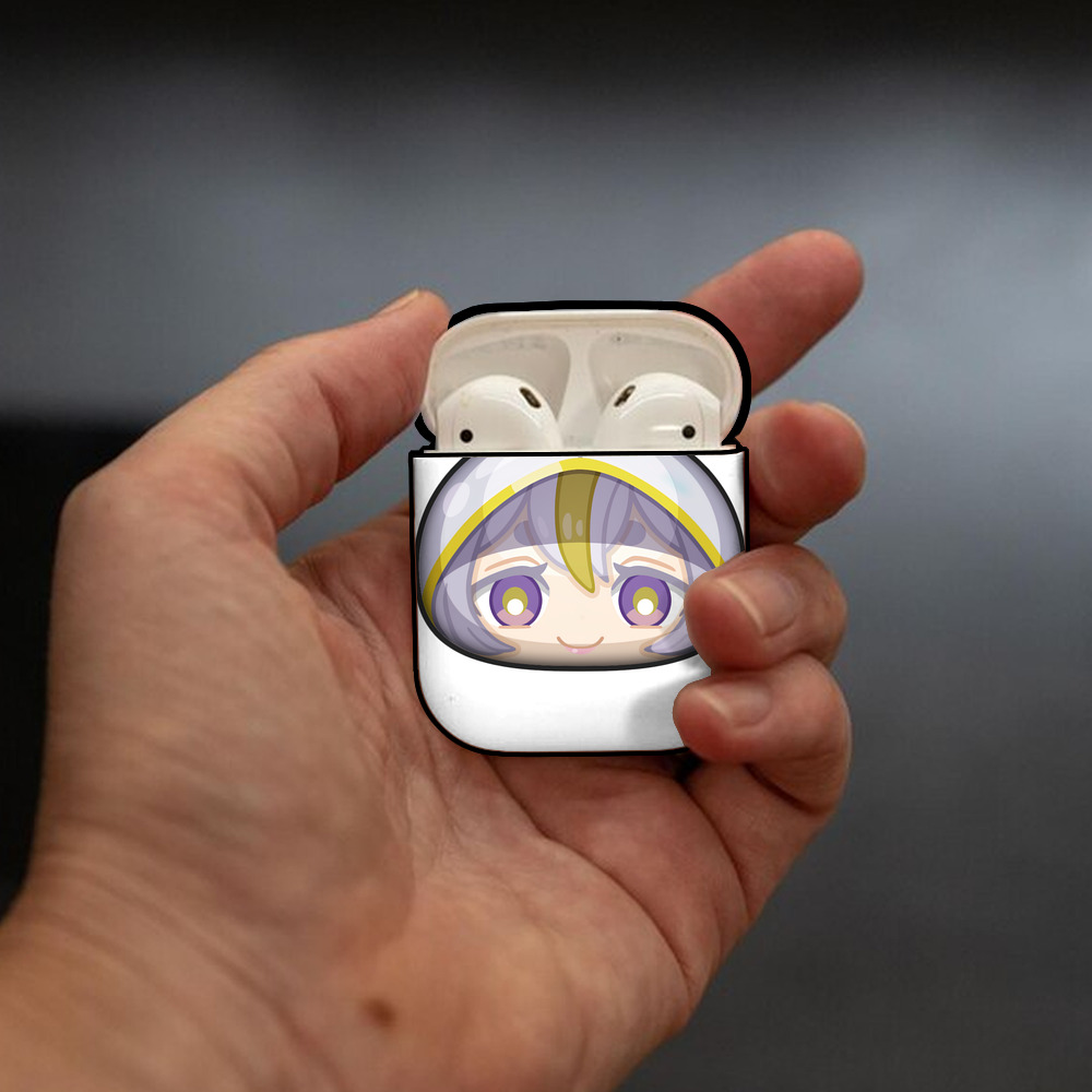妖怪ウォッチ Yo-kai Watch AirPods 第2世代保護ケース ハードシェル ブラック 耐衝撃・防指紋・カラビナ付き