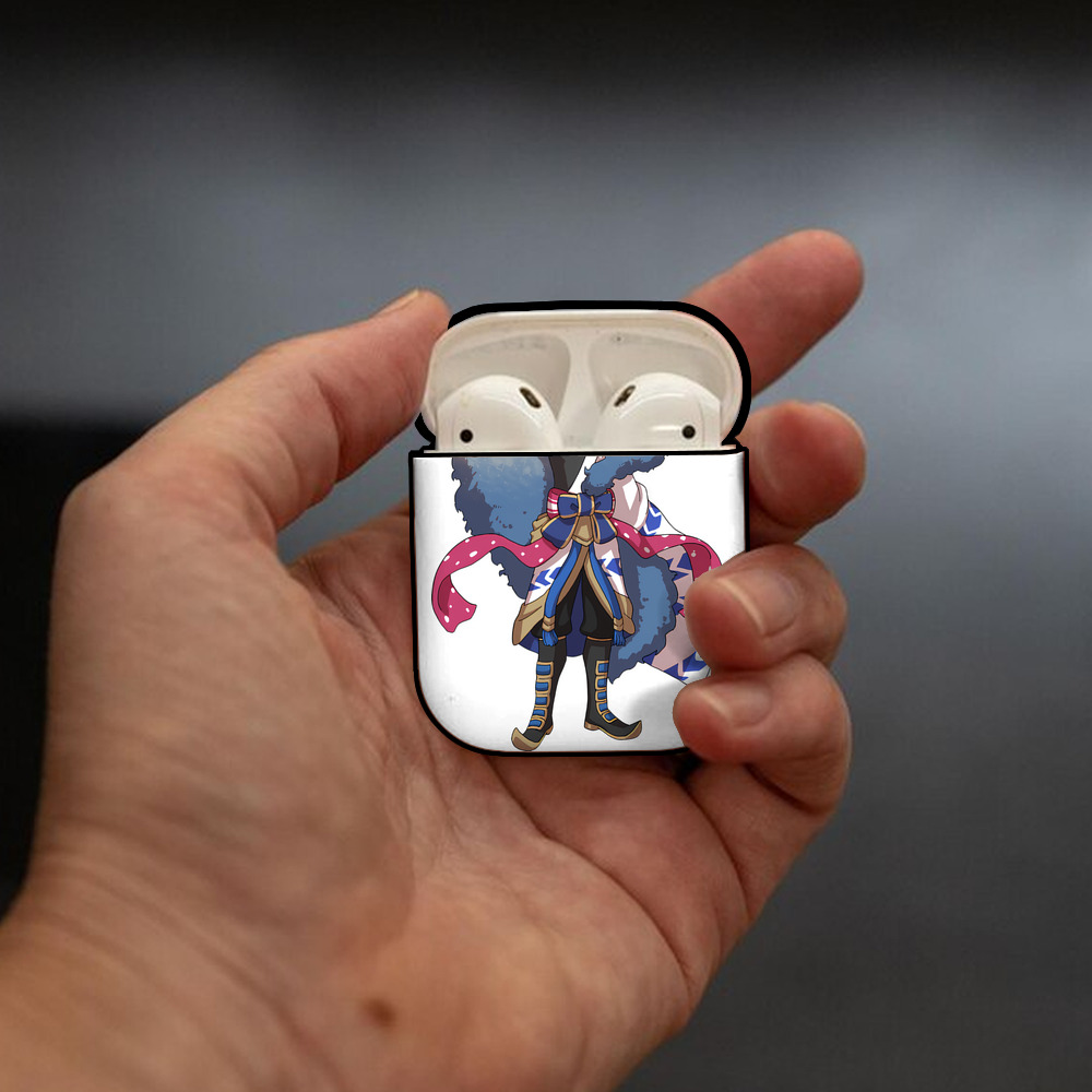 妖怪ウォッチ Yo-kai Watch AirPods 第2世代保護ケース ハードシェル ブラック 耐衝撃・防指紋・カラビナ付き