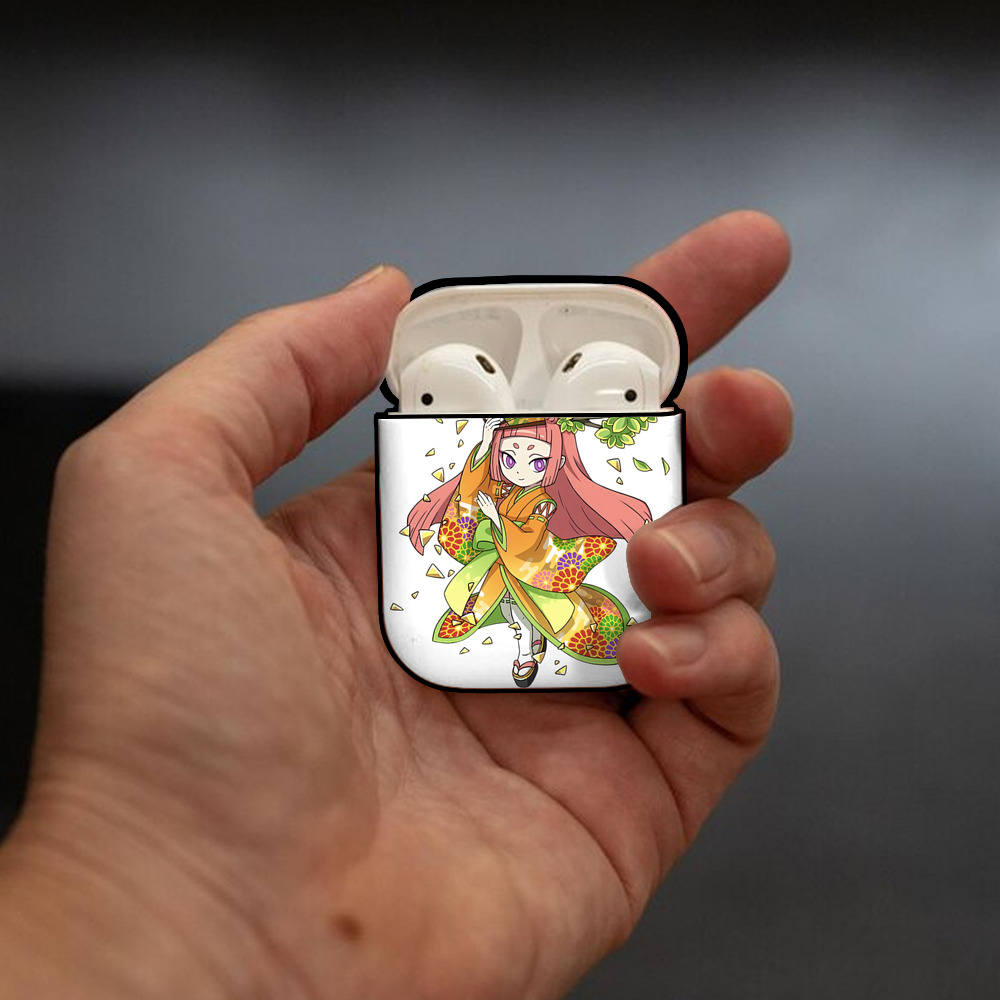 妖怪ウォッチ Yo-kai Watch AirPods 第2世代保護ケース ハードシェル ブラック 耐衝撃・防指紋・カラビナ付き