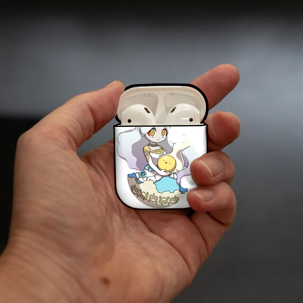 妖怪ウォッチ Yo-kai Watch AirPods 第2世代保護ケース ハードシェル ブラック 耐衝撃・防指紋・カラビナ付き