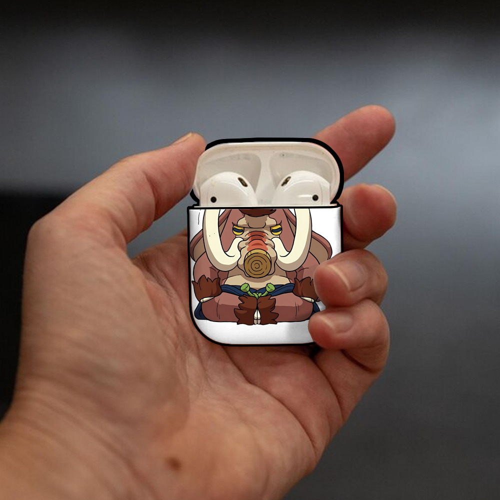 妖怪ウォッチ Yo-kai Watch AirPods 第2世代保護ケース ハードシェル ブラック 耐衝撃・防指紋・カラビナ付き