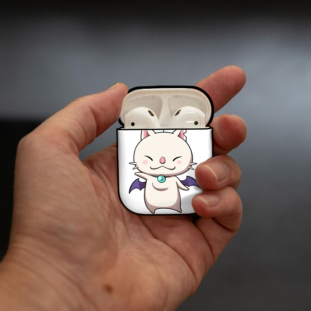 妖怪ウォッチ Yo-kai Watch AirPods 第2世代保護ケース ハードシェル ブラック 耐衝撃・防指紋・カラビナ付き