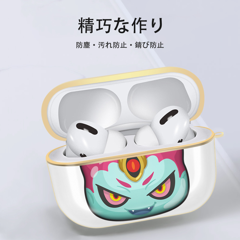 妖怪ウォッチ Yo-kai Watch 【AirPods Pro用】ハードシェル保護ケース｜耐衝撃・防指紋・カラビナ付き商品仕様