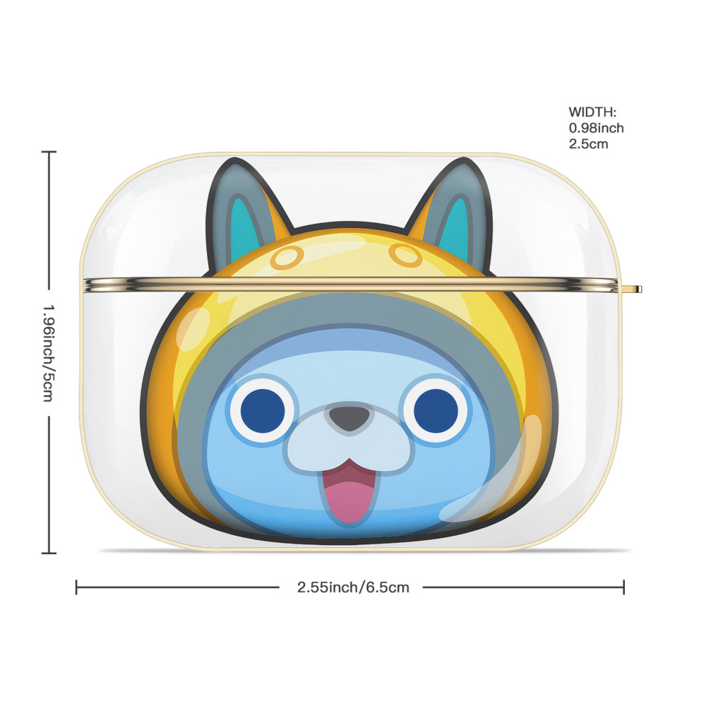 妖怪ウォッチ Yo-kai Watch 【AirPods Pro用】ハードシェル保護ケース｜耐衝撃・防指紋・カラビナ付き商品仕様
