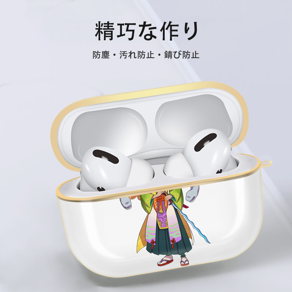 妖怪ウォッチ Yo-kai Watch 【AirPods Pro用】ハードシェル保護ケース｜耐衝撃・防指紋・カラビナ付き商品仕様