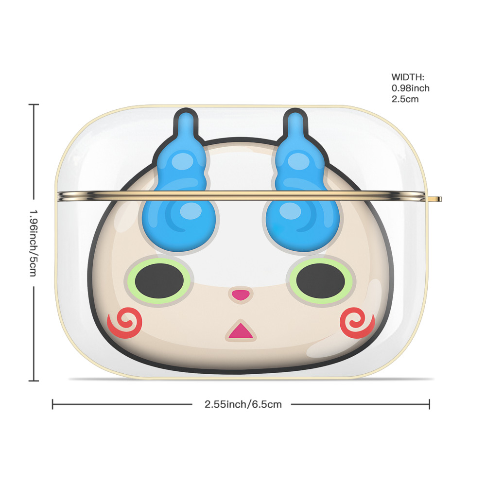 妖怪ウォッチ Yo-kai Watch 【AirPods Pro用】ハードシェル保護ケース｜耐衝撃・防指紋・カラビナ付き商品仕様