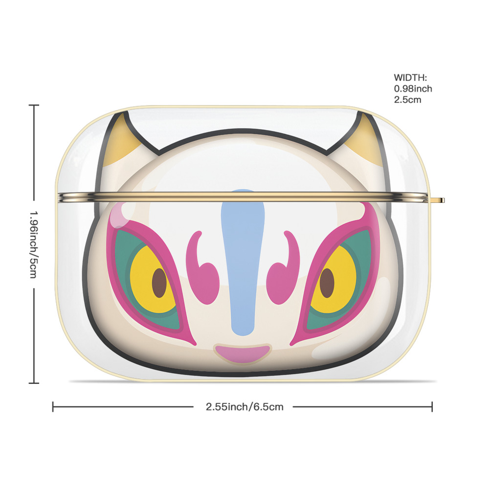 妖怪ウォッチ Yo-kai Watch 【AirPods Pro用】ハードシェル保護ケース｜耐衝撃・防指紋・カラビナ付き商品仕様