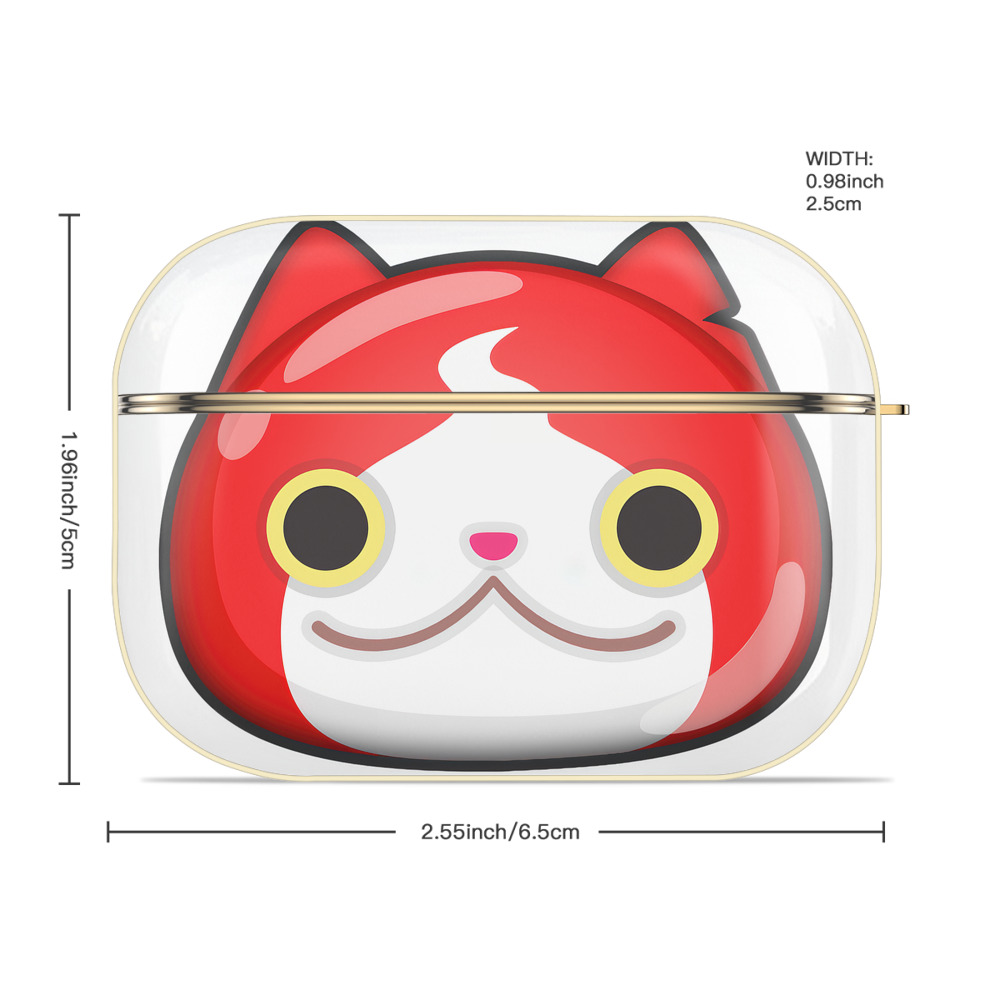 妖怪ウォッチ Yo-kai Watch 【AirPods Pro用】ハードシェル保護ケース｜耐衝撃・防指紋・カラビナ付き商品仕様