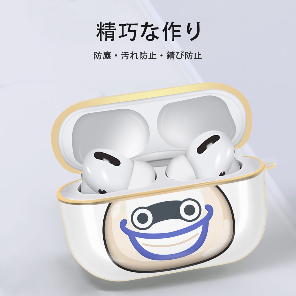 妖怪ウォッチ Yo-kai Watch 【AirPods Pro用】ハードシェル保護ケース｜耐衝撃・防指紋・カラビナ付き商品仕様