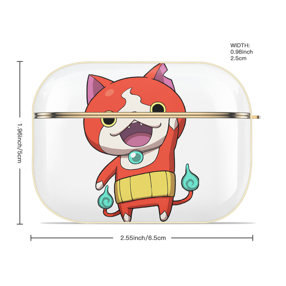 妖怪ウォッチ Yo-kai Watch 【AirPods Pro用】ハードシェル保護ケース｜耐衝撃・防指紋・カラビナ付き商品仕様