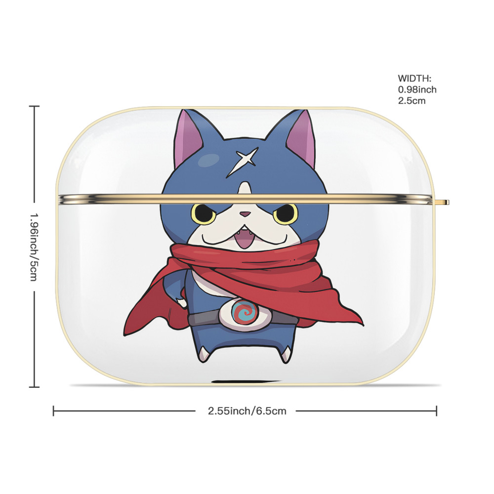 妖怪ウォッチ Yo-kai Watch 【AirPods Pro用】ハードシェル保護ケース｜耐衝撃・防指紋・カラビナ付き商品仕様