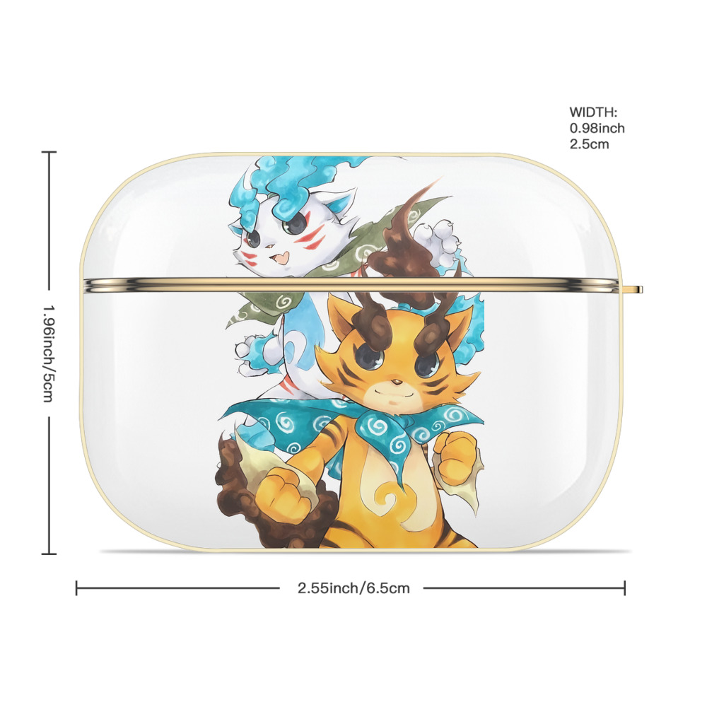 妖怪ウォッチ Yo-kai Watch 【AirPods Pro用】ハードシェル保護ケース｜耐衝撃・防指紋・カラビナ付き商品仕様