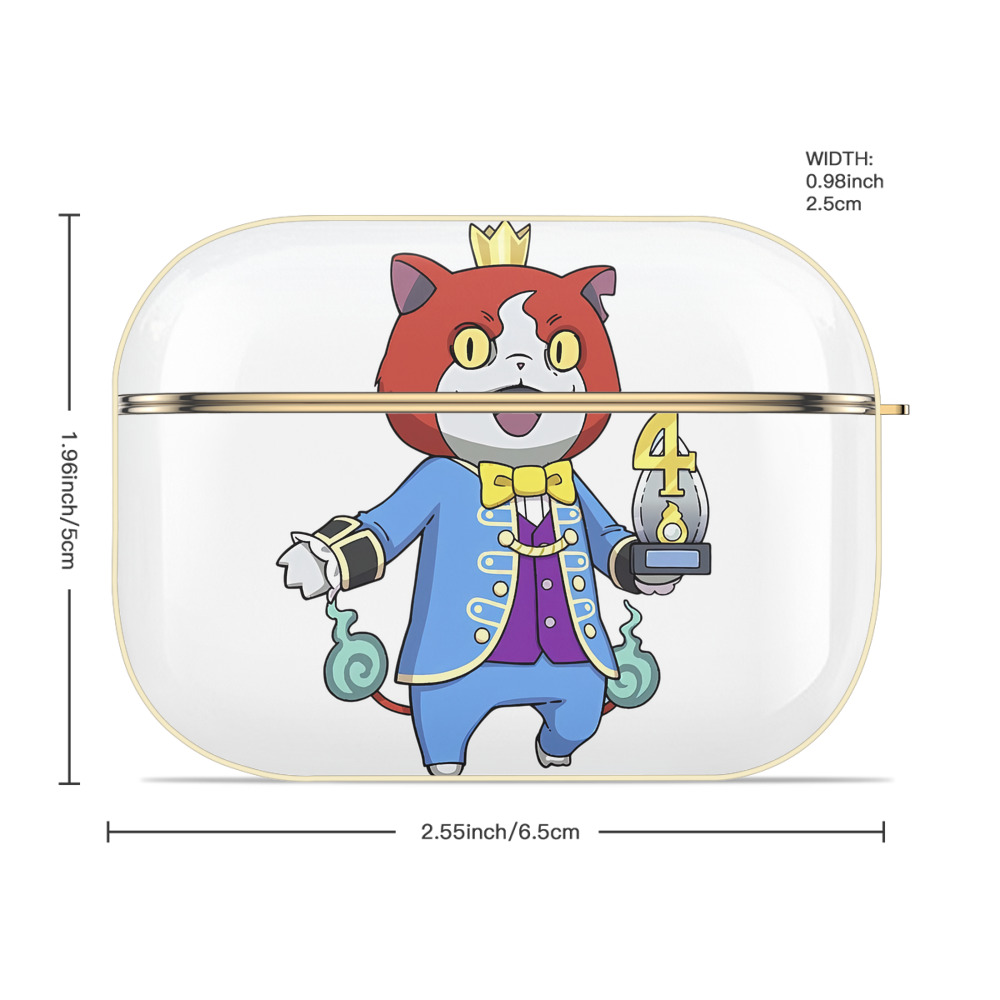 妖怪ウォッチ Yo-kai Watch 【AirPods Pro用】ハードシェル保護ケース｜耐衝撃・防指紋・カラビナ付き商品仕様