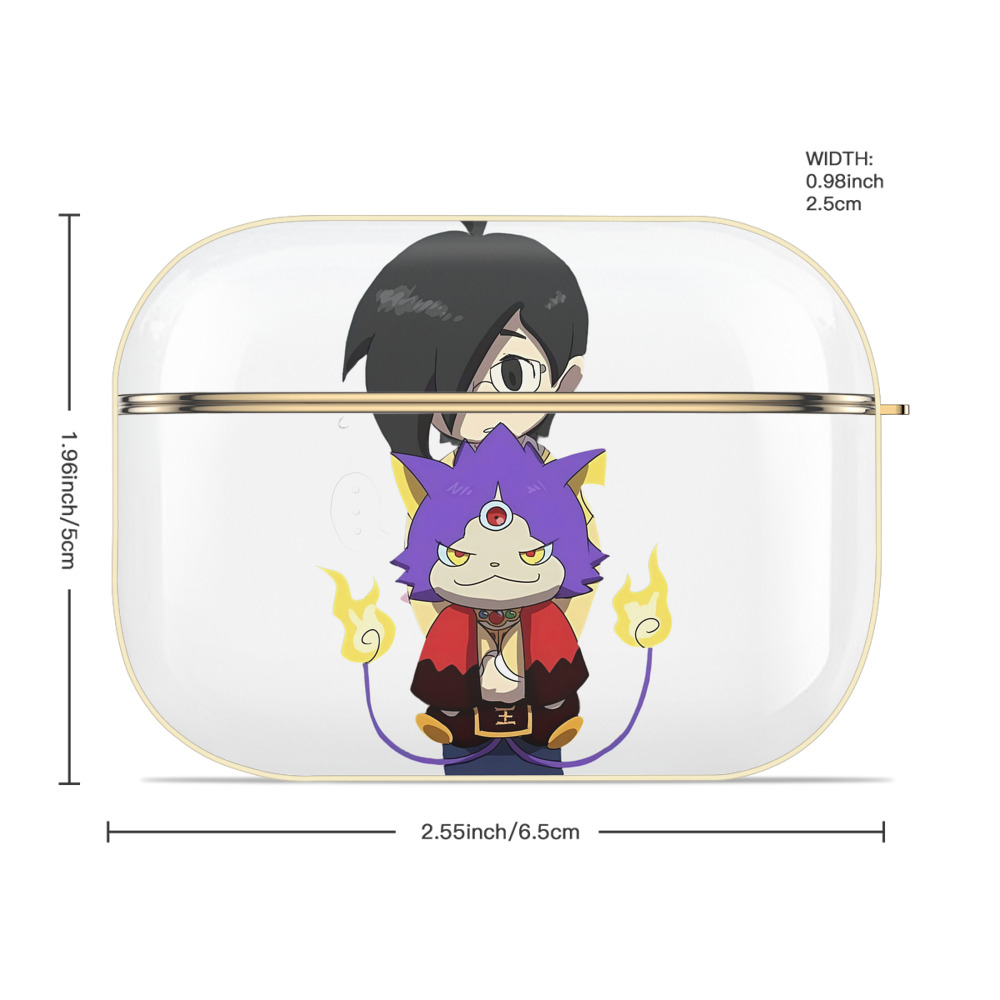 妖怪ウォッチ Yo-kai Watch 【AirPods Pro用】ハードシェル保護ケース｜耐衝撃・防指紋・カラビナ付き商品仕様