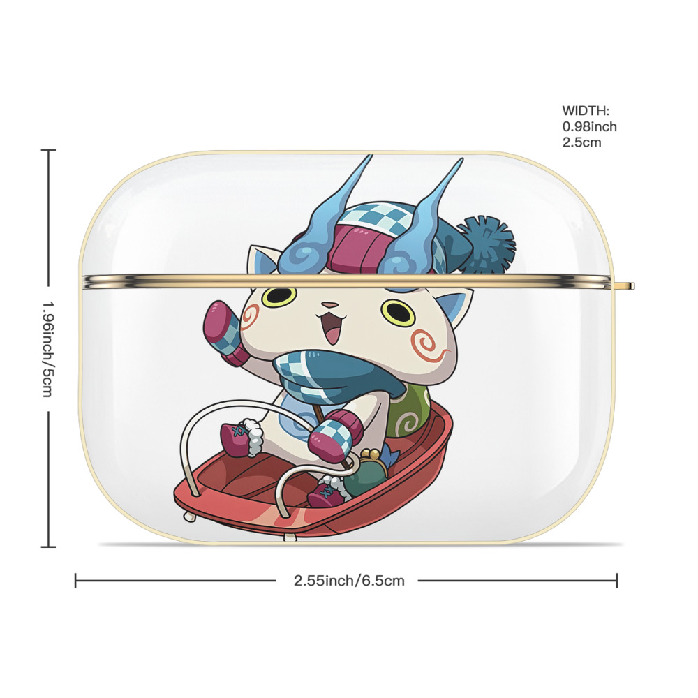 妖怪ウォッチ Yo-kai Watch 【AirPods Pro用】ハードシェル保護ケース｜耐衝撃・防指紋・カラビナ付き商品仕様
