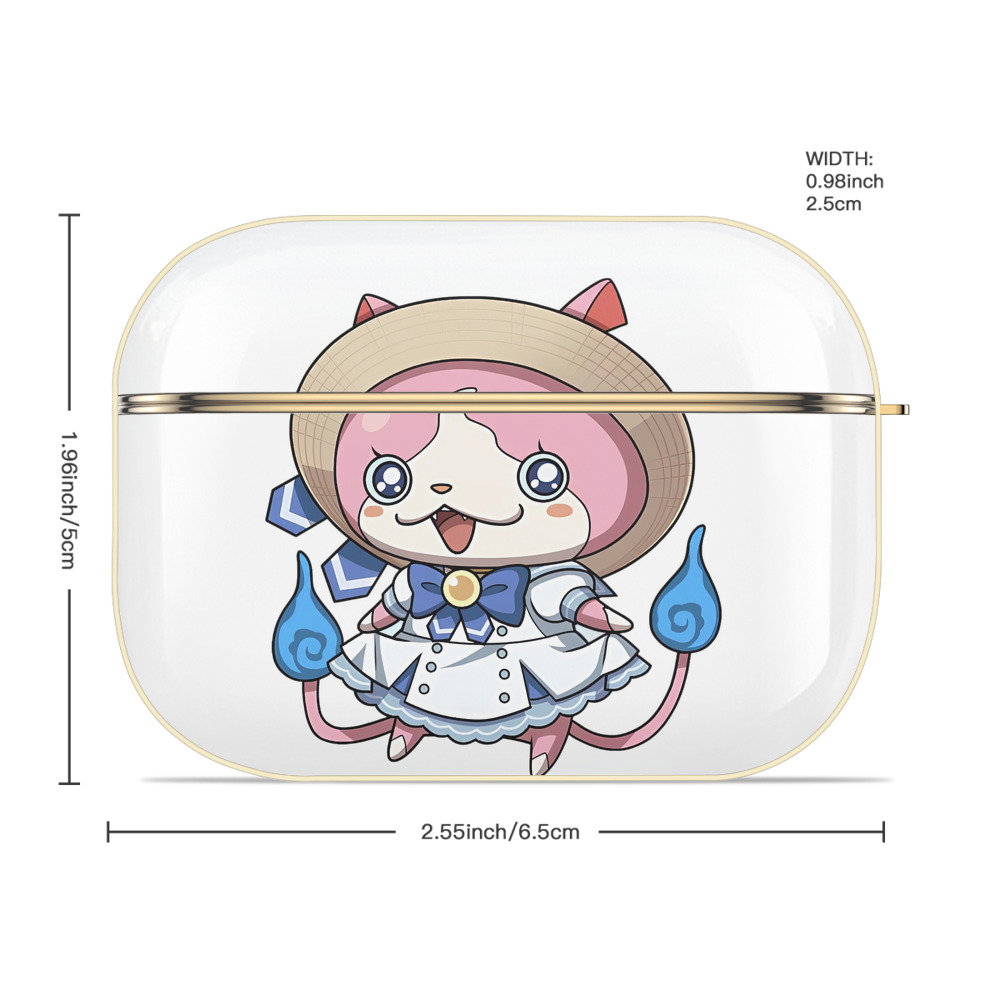 妖怪ウォッチ Yo-kai Watch 【AirPods Pro用】ハードシェル保護ケース｜耐衝撃・防指紋・カラビナ付き商品仕様