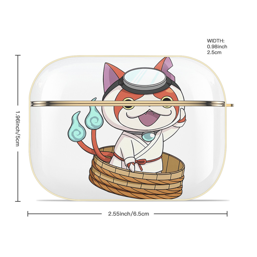 妖怪ウォッチ Yo-kai Watch 【AirPods Pro用】ハードシェル保護ケース｜耐衝撃・防指紋・カラビナ付き商品仕様