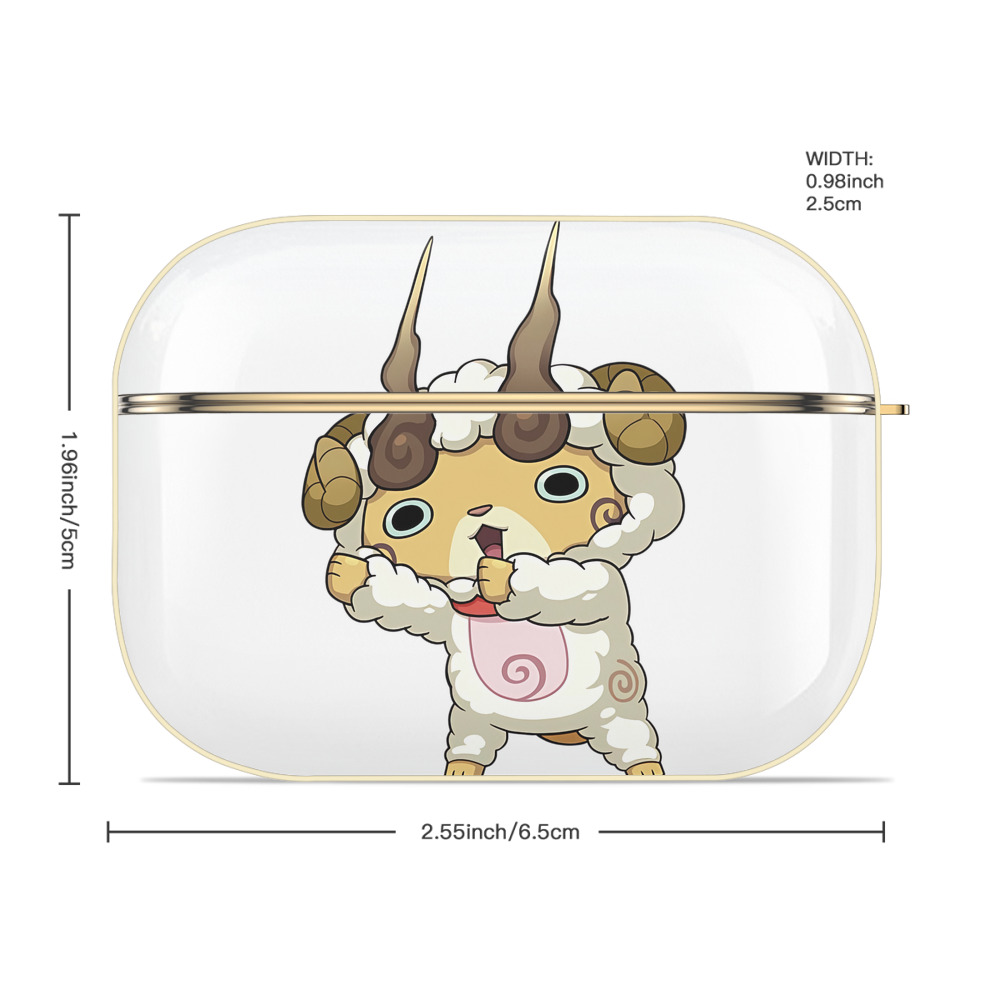 妖怪ウォッチ Yo-kai Watch 【AirPods Pro用】ハードシェル保護ケース｜耐衝撃・防指紋・カラビナ付き商品仕様