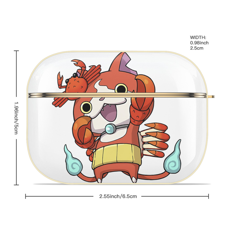 妖怪ウォッチ Yo-kai Watch 【AirPods Pro用】ハードシェル保護ケース｜耐衝撃・防指紋・カラビナ付き商品仕様