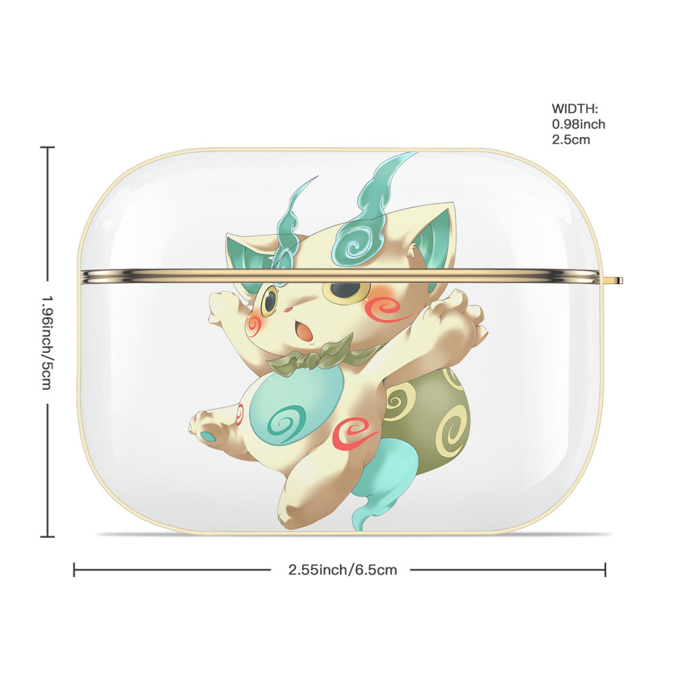 妖怪ウォッチ Yo-kai Watch 【AirPods Pro用】ハードシェル保護ケース｜耐衝撃・防指紋・カラビナ付き商品仕様