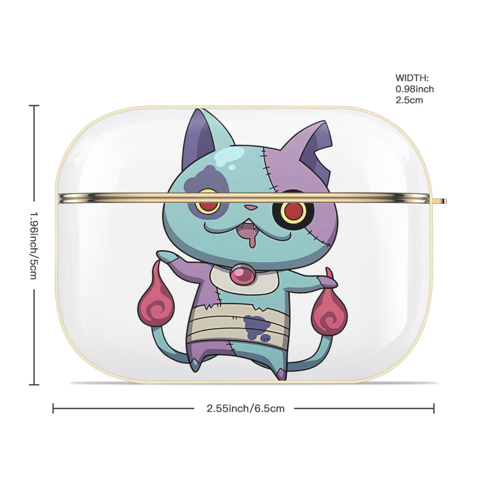 妖怪ウォッチ Yo-kai Watch 【AirPods Pro用】ハードシェル保護ケース｜耐衝撃・防指紋・カラビナ付き商品仕様