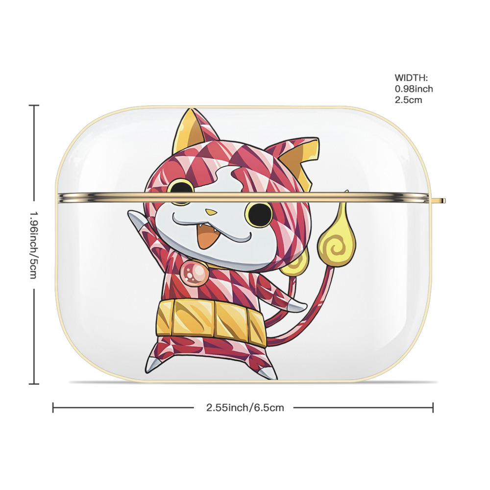 妖怪ウォッチ Yo-kai Watch 【AirPods Pro用】ハードシェル保護ケース｜耐衝撃・防指紋・カラビナ付き商品仕様