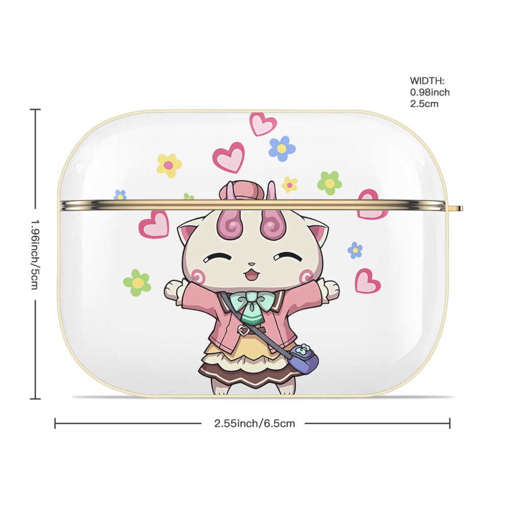妖怪ウォッチ Yo-kai Watch 【AirPods Pro用】ハードシェル保護ケース｜耐衝撃・防指紋・カラビナ付き商品仕様