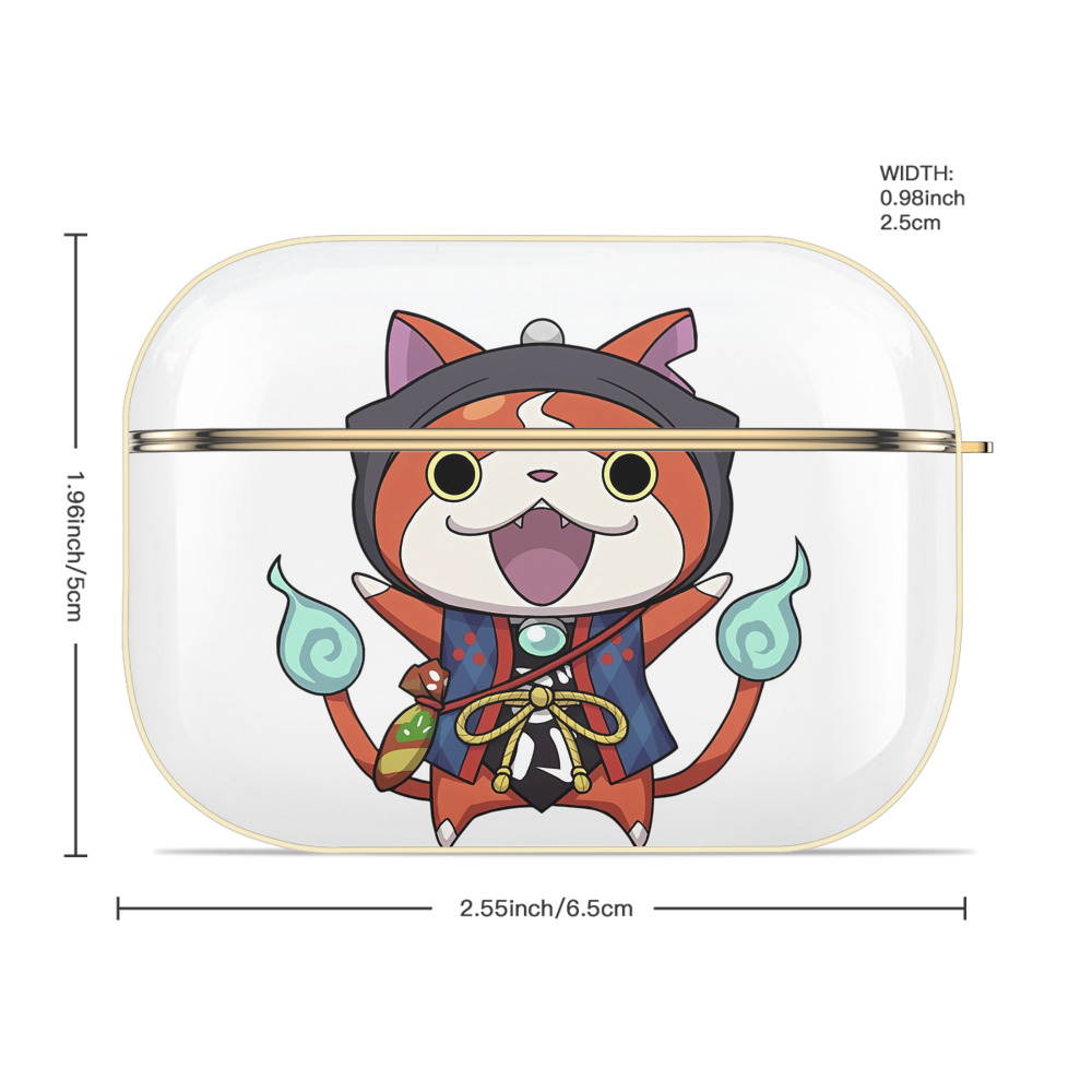 妖怪ウォッチ Yo-kai Watch 【AirPods Pro用】ハードシェル保護ケース｜耐衝撃・防指紋・カラビナ付き商品仕様