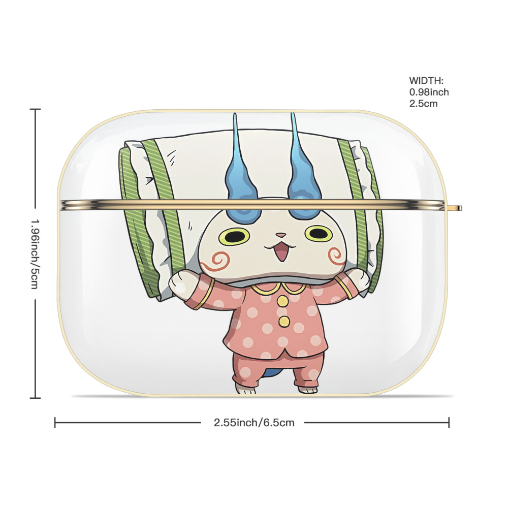 妖怪ウォッチ Yo-kai Watch 【AirPods Pro用】ハードシェル保護ケース｜耐衝撃・防指紋・カラビナ付き商品仕様