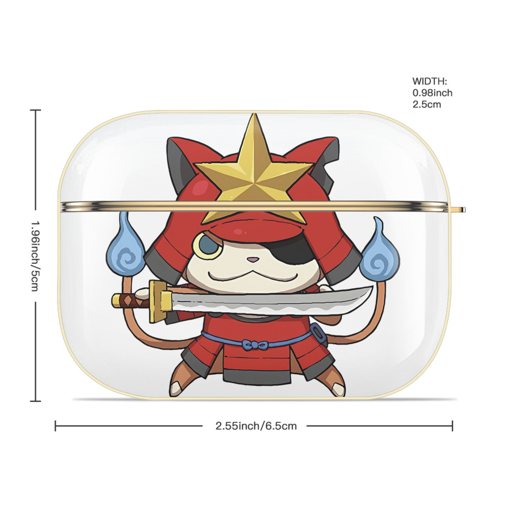 妖怪ウォッチ Yo-kai Watch 【AirPods Pro用】ハードシェル保護ケース｜耐衝撃・防指紋・カラビナ付き商品仕様