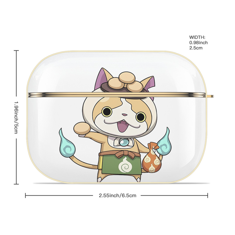 妖怪ウォッチ Yo-kai Watch 【AirPods Pro用】ハードシェル保護ケース｜耐衝撃・防指紋・カラビナ付き商品仕様
