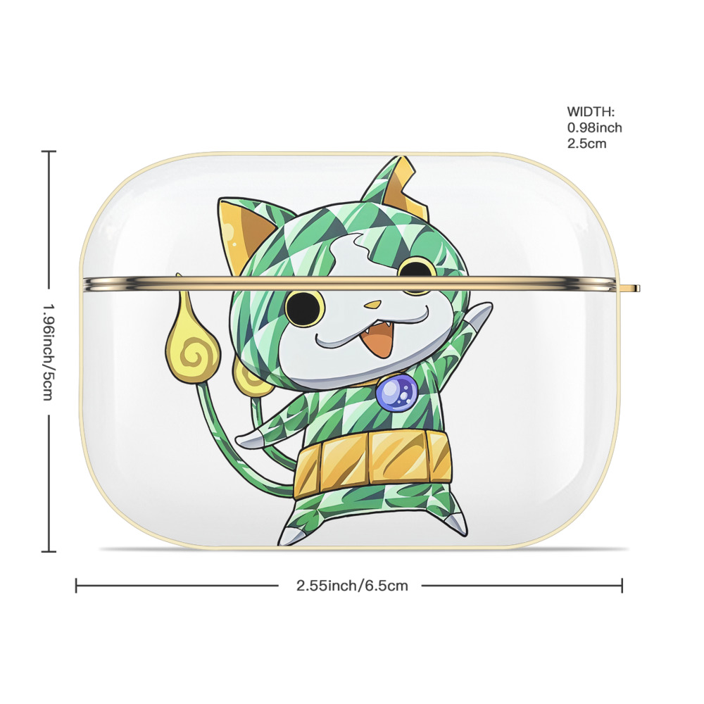 妖怪ウォッチ Yo-kai Watch 【AirPods Pro用】ハードシェル保護ケース｜耐衝撃・防指紋・カラビナ付き商品仕様