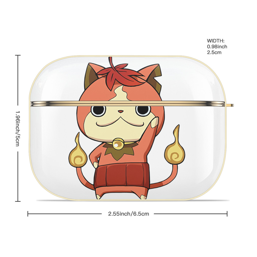 妖怪ウォッチ Yo-kai Watch 【AirPods Pro用】ハードシェル保護ケース｜耐衝撃・防指紋・カラビナ付き商品仕様