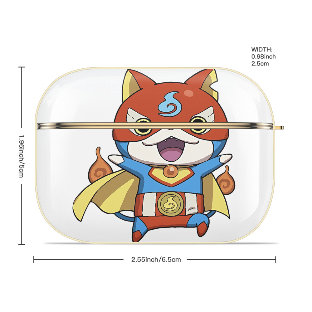 妖怪ウォッチ Yo-kai Watch 【AirPods Pro用】ハードシェル保護ケース｜耐衝撃・防指紋・カラビナ付き商品仕様