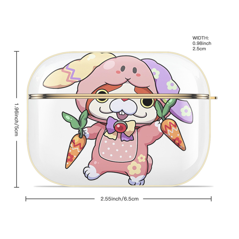 妖怪ウォッチ Yo-kai Watch 【AirPods Pro用】ハードシェル保護ケース｜耐衝撃・防指紋・カラビナ付き商品仕様