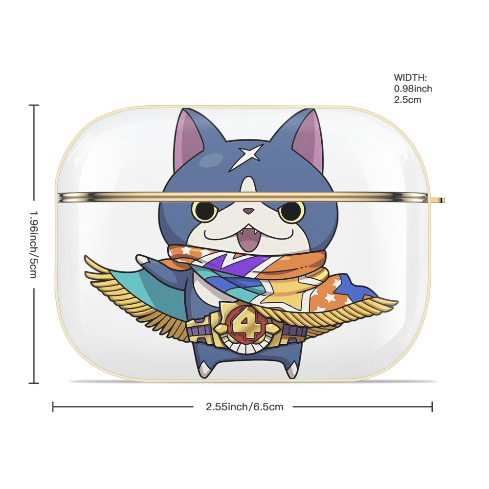妖怪ウォッチ Yo-kai Watch 【AirPods Pro用】ハードシェル保護ケース｜耐衝撃・防指紋・カラビナ付き商品仕様