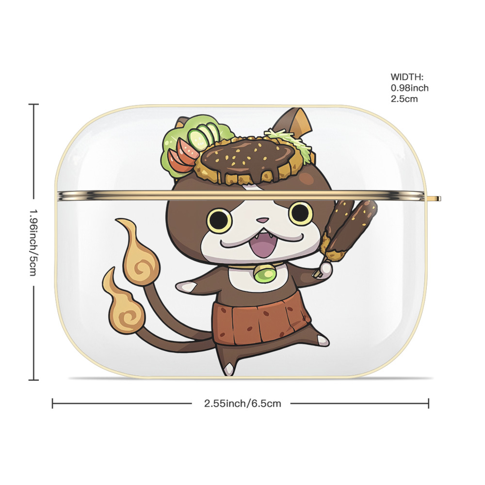 妖怪ウォッチ Yo-kai Watch 【AirPods Pro用】ハードシェル保護ケース｜耐衝撃・防指紋・カラビナ付き商品仕様